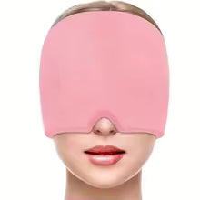Herbruikbare Head Ice Pack Verstelbare gel Cold Pack Head Wrap Migraine Relief & Tension Hoofdpijn Relief Migraine Cap Head Massage